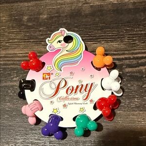 ⭐️5for25⭐️ NY Collection Pony Colorful Hair Clips Set